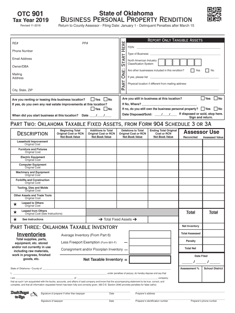  Form 901 2019