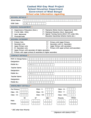 Mdm Online Entry  Form