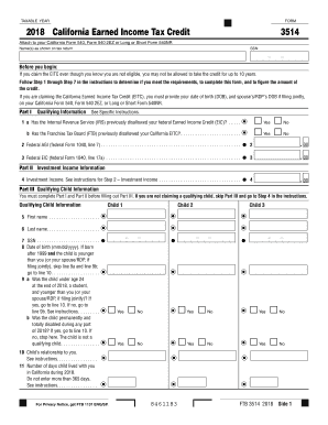  Form 3514 2018