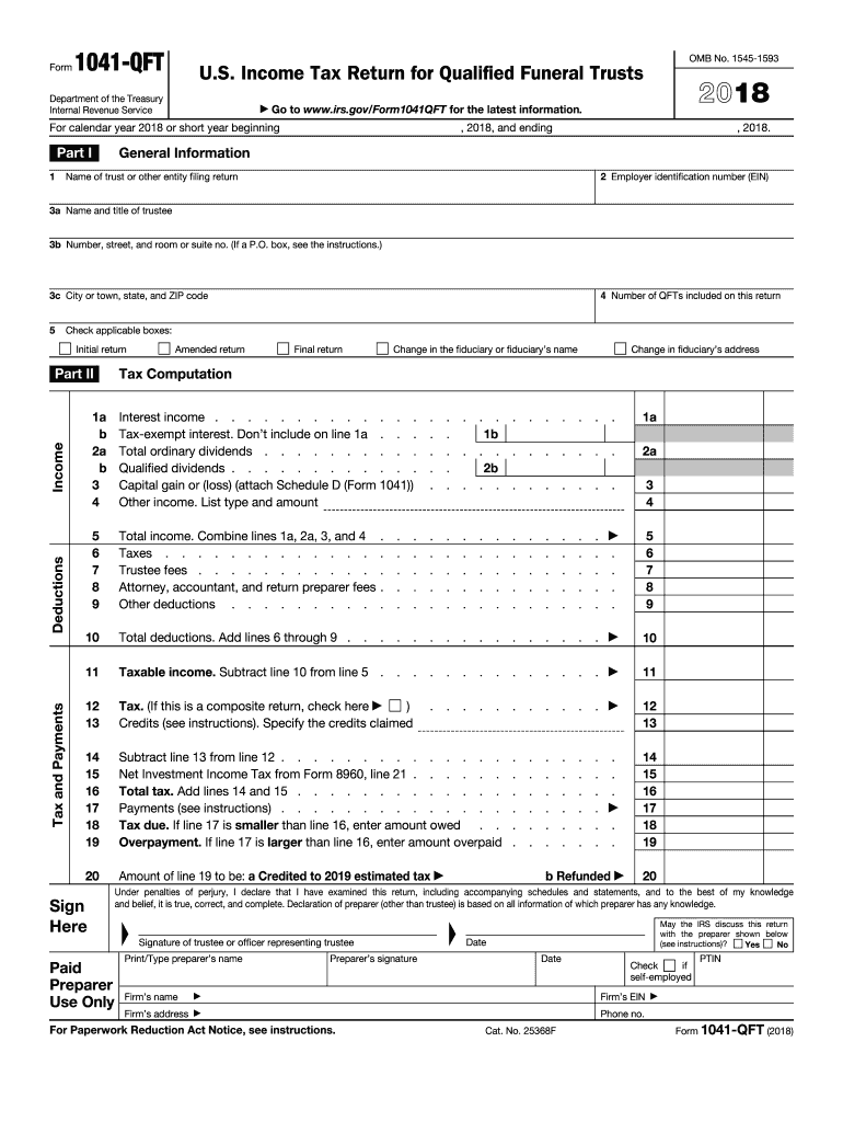  1041 Qft 2018