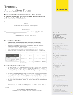 Get and Sign and Return to Ray White Buderim  Form