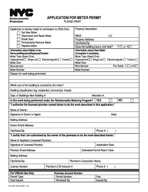  Meter Permit Nyc 2018-2024