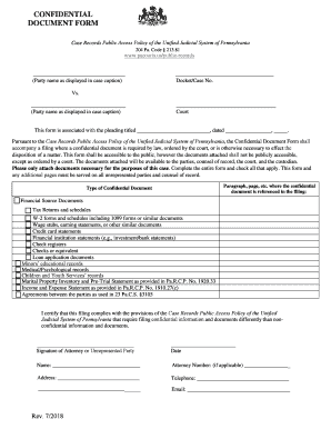 CONFIDENTIAL DOCUMENT FORM Luzernecounty Org