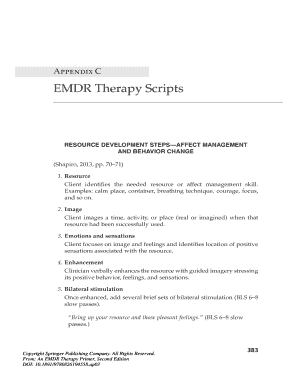 Emdr Light Stream Script PDF  Form
