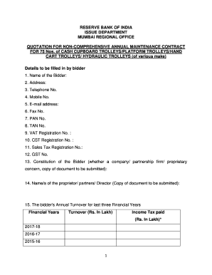 Cctv Amc Quotation Format in Word