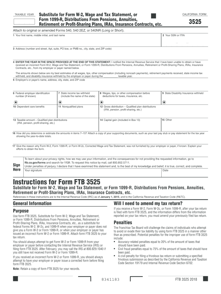  3525 Form 2019