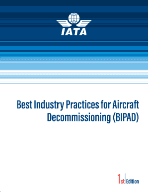 Best Industry Practices for Aircraft Decommissioning  Form