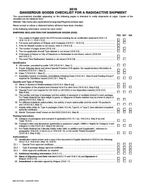 Iata Checklist  Form