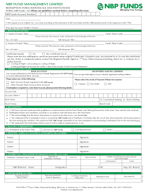 Nbp Funds Forms