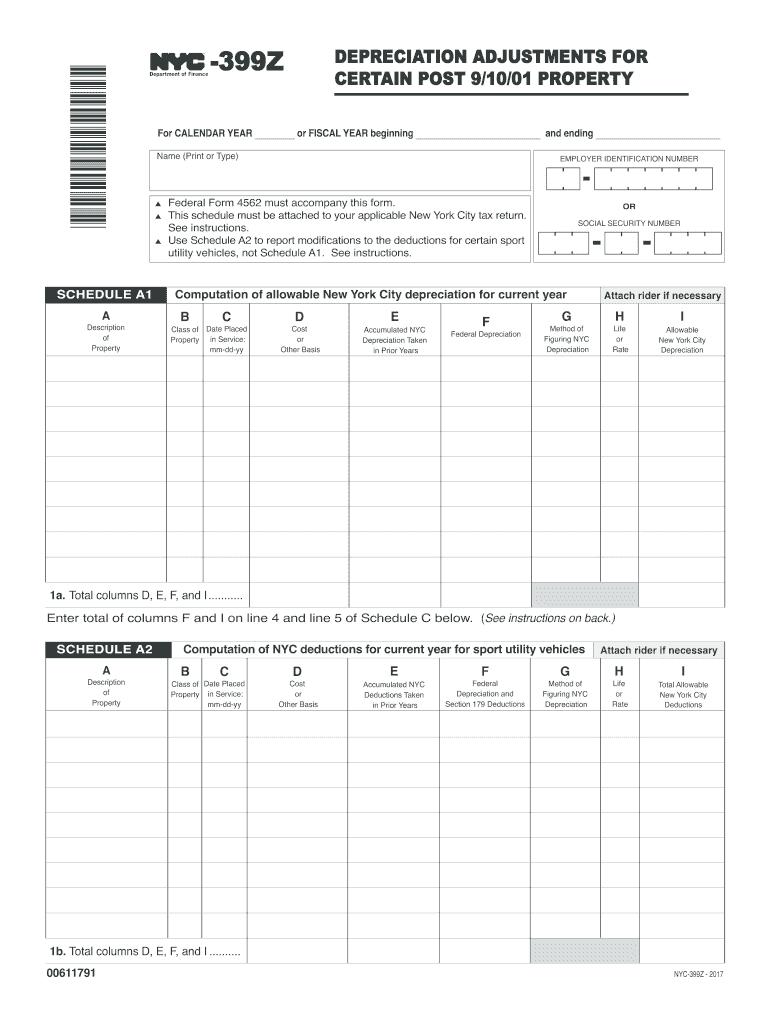  399z  Form 2017