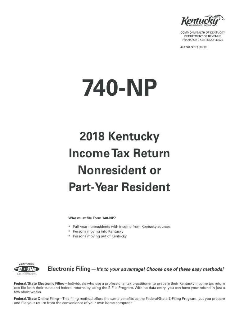  Ky Form 740 2018