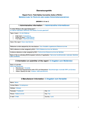 Fsca Form