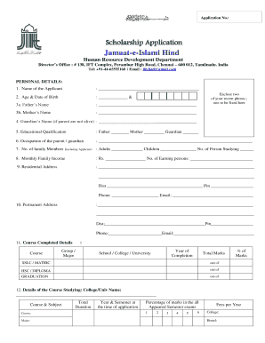 Jamaat E Islami Membership Form