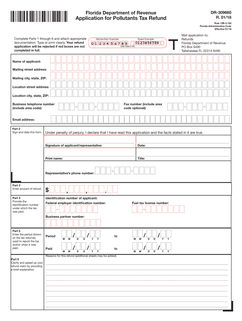  DR 309660 2018