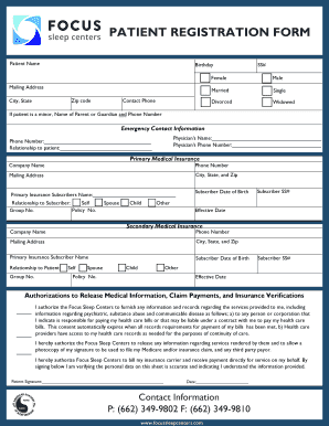 If Patient is a Minor, Name of Parent or Guardian and Phone Number  Form