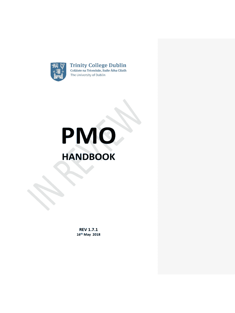Pmo Handbook PDF  Form