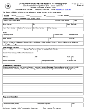 Get and Sign Itd 3628 2016-2022 Form