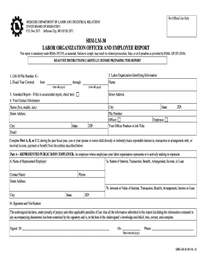 SBM LM 30 Missouri Department of Labor MO Gov  Form