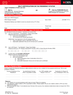 Simpang Bedok Post Office Po Box 218  Form