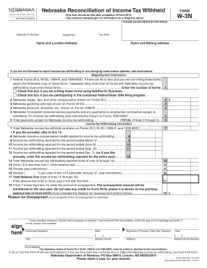 W 3n  Form