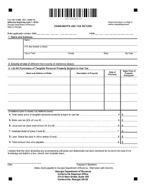 2023 Ga Tax Form - Printable Forms Free Online