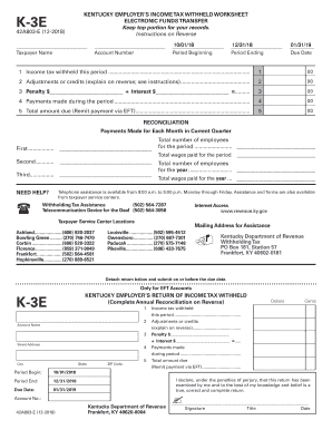 K 3e  Form