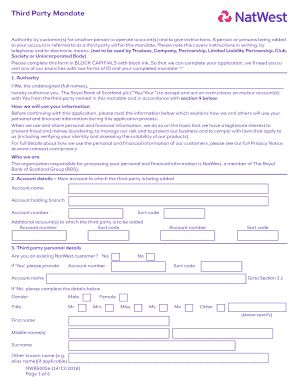 Natwest Nwb50056  Form