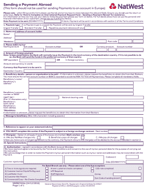  Natwest Sending Money to Usa 2018-2024