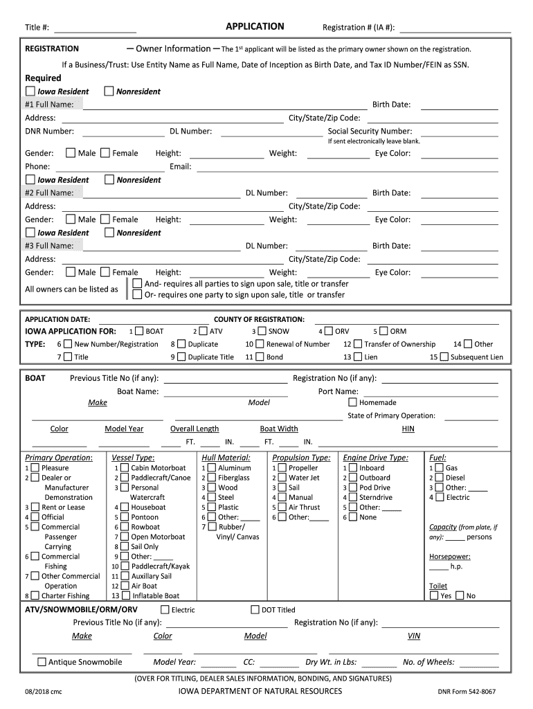  REGISTRATION ? Owner Information the 1st 2018-2024