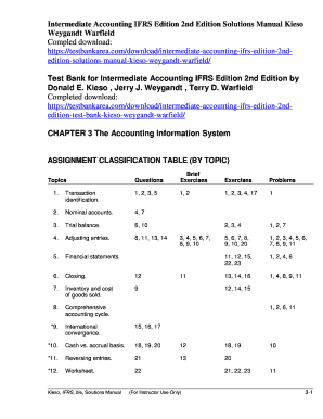Intermediate Accounting Ifrs Edition 3rd Edition Solution Manual PDF  Form