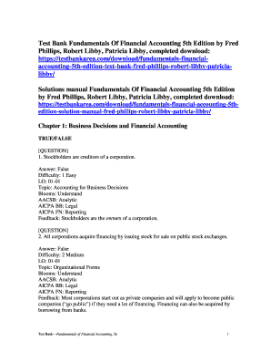 Financial Accounting 5th Edition PDF  Form
