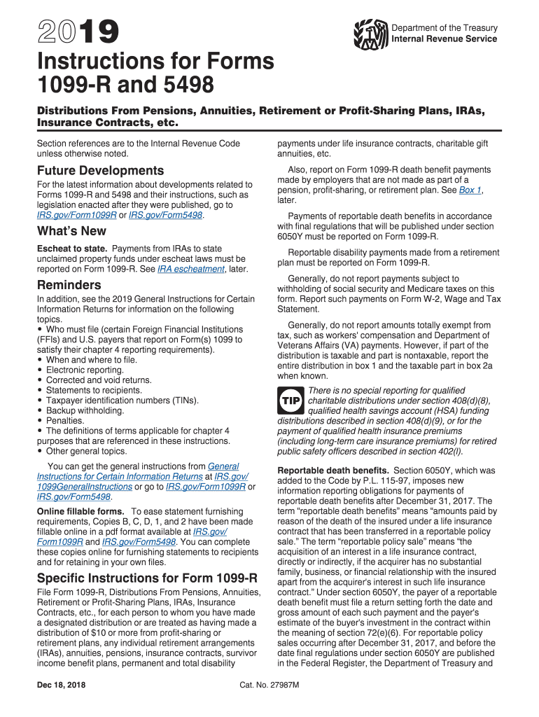 Irs Form for Ira Distribution