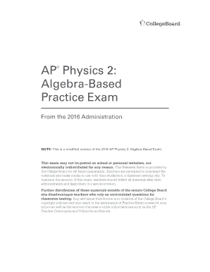 Ap Physics 2 Multiple Choice PDF  Form