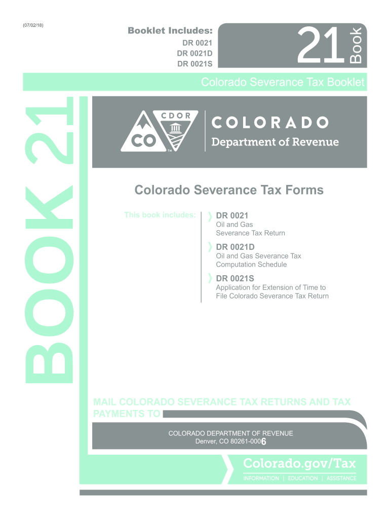  Colorado Severance Tax 2018