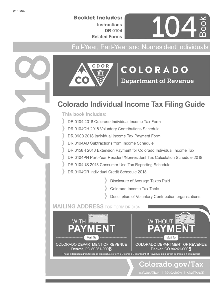  Printable Sales Tax Payment Form Colorado 2018
