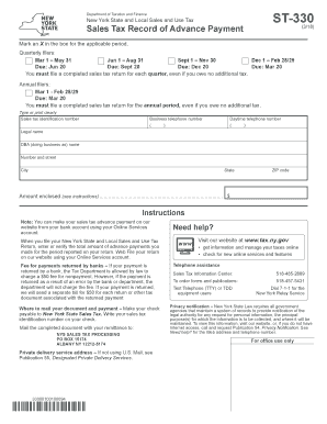  Sale Tax Form St 330 2018