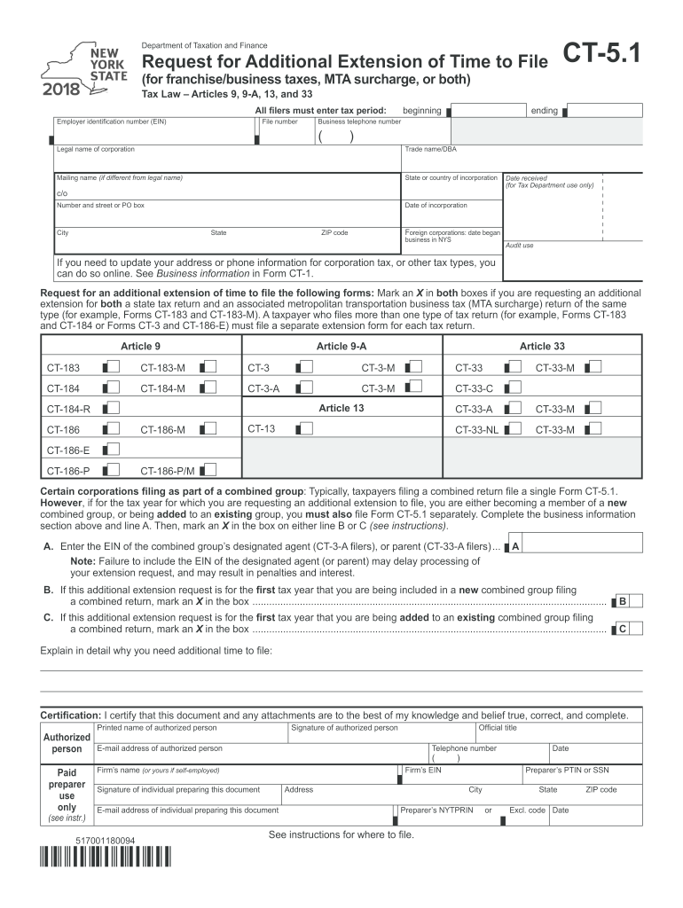 Get and Sign New York Form Ct 5 1 2018-2022