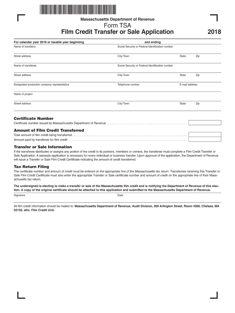  Tsa Application 2018