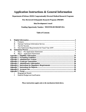 PRORP FY09 Idea Dev AI FINAL PM Approved  Form