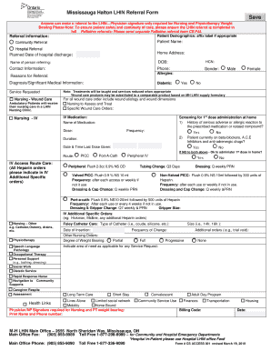 Lhin Mississauga Referral Form