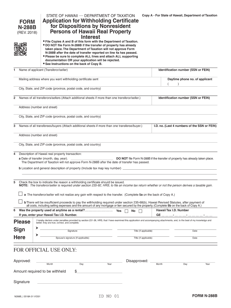  N288b 2020forms 2018