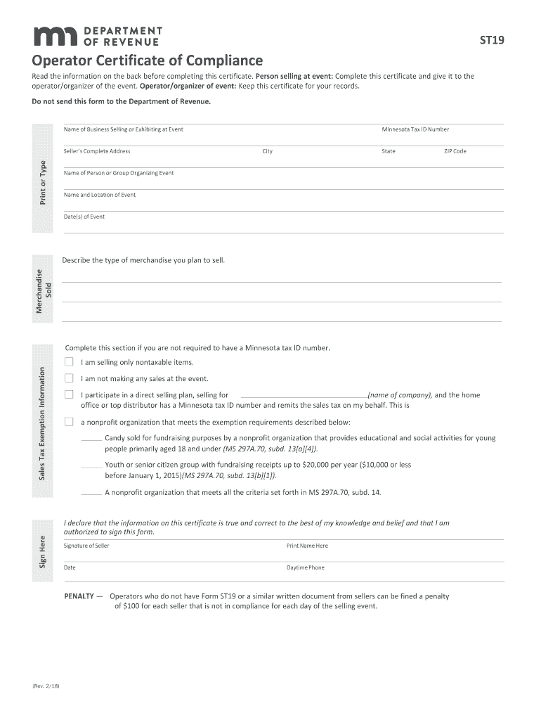  St19 Form 2018-2024