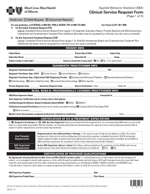 Clinical Service Request Form