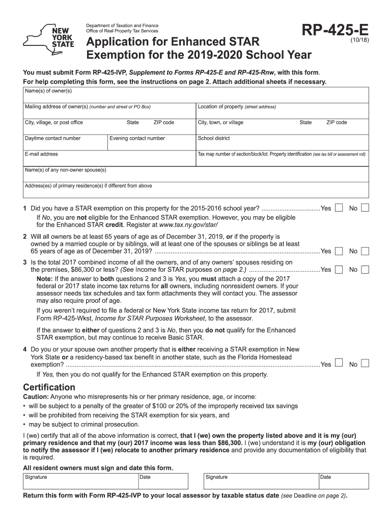 Get and Sign Ny 425 2018-2022 Form