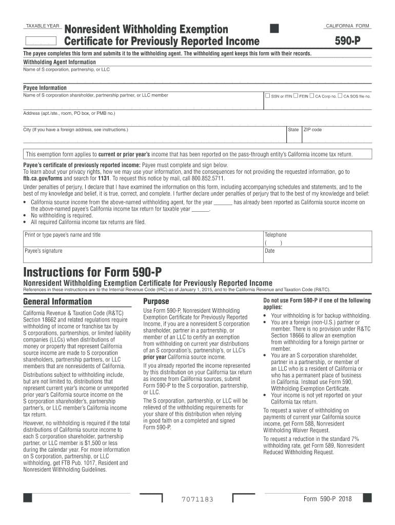 Ca 590 Form