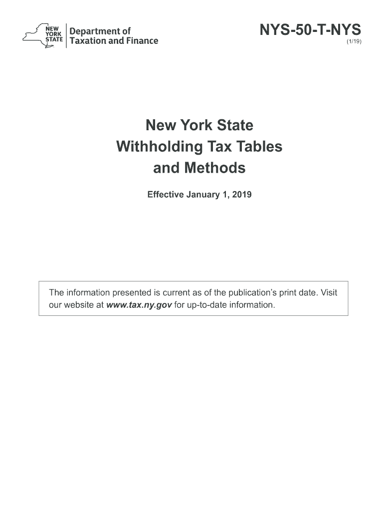  New York Tax 2019