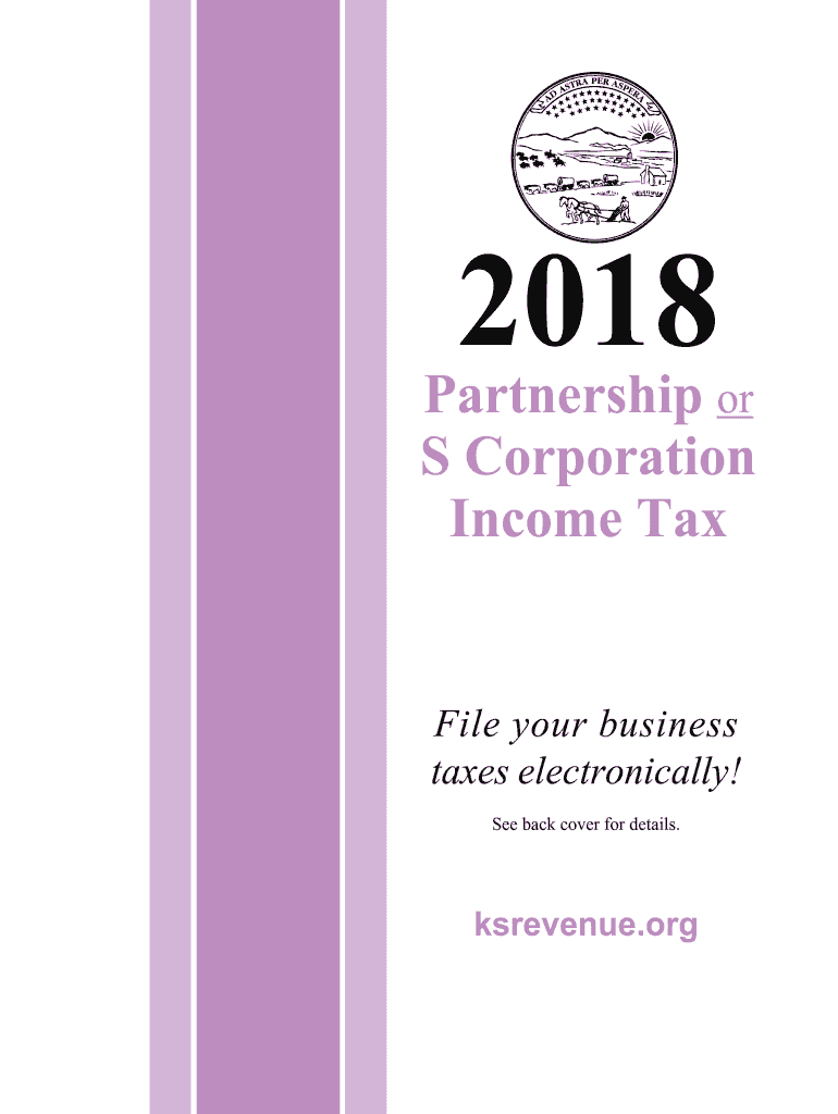 Get and Sign Kansas Tax Form K 120s 2018-2022