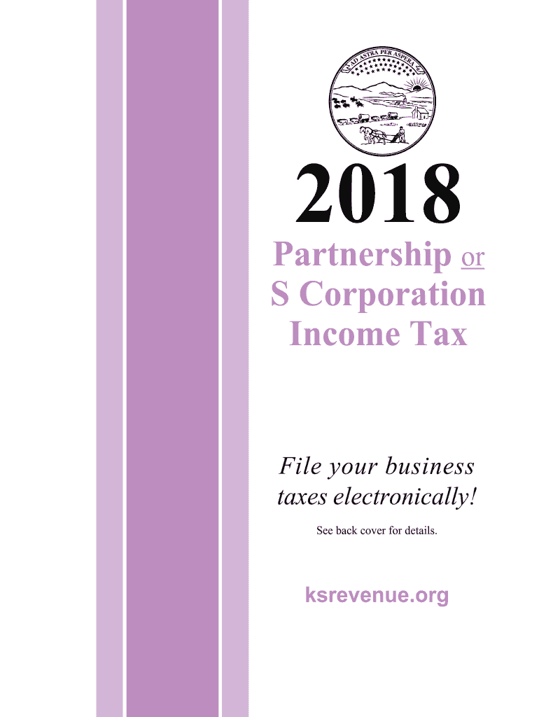  Kansas Tax Form K 120s 2018