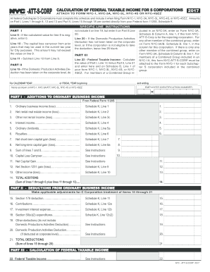  Nyc Att S Corp  Form 2017