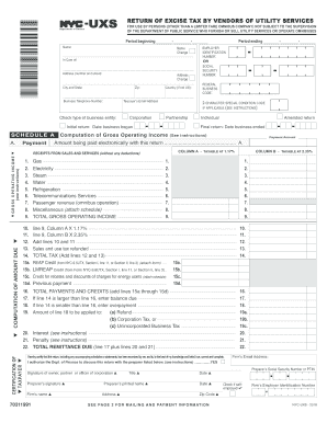  Nyc Uxs Form 2018